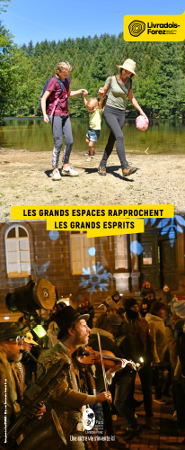 Visuel rollup Les grands espaces rapprochent les grands esprits